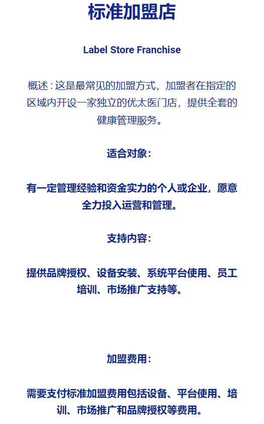 标准加盟店